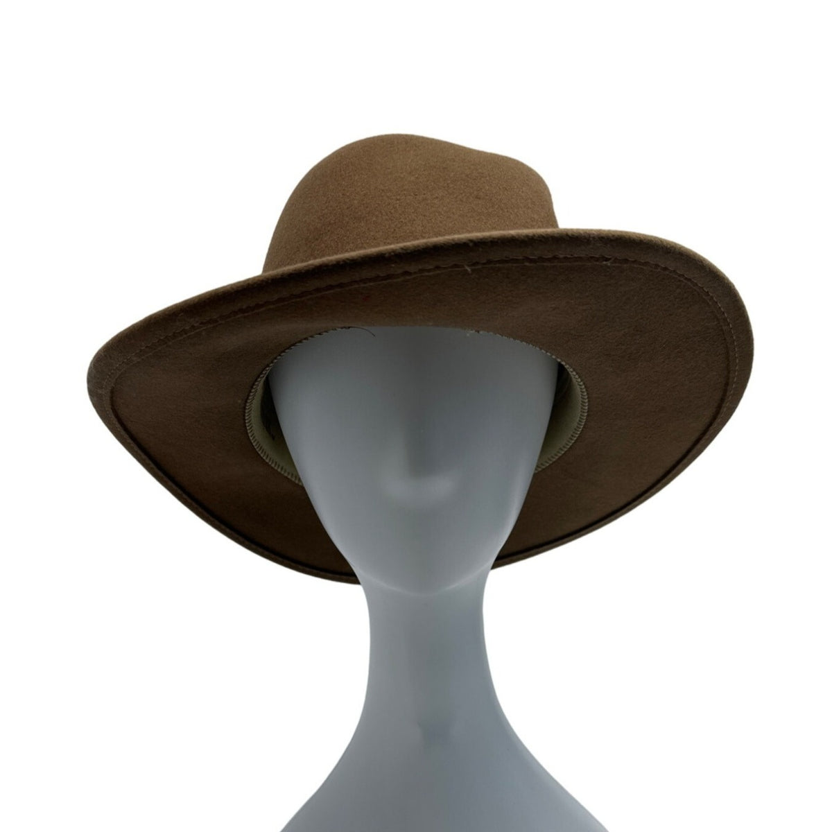 Summer Rules Unisex Brown Wool Lite Felt Western Hat Sz M