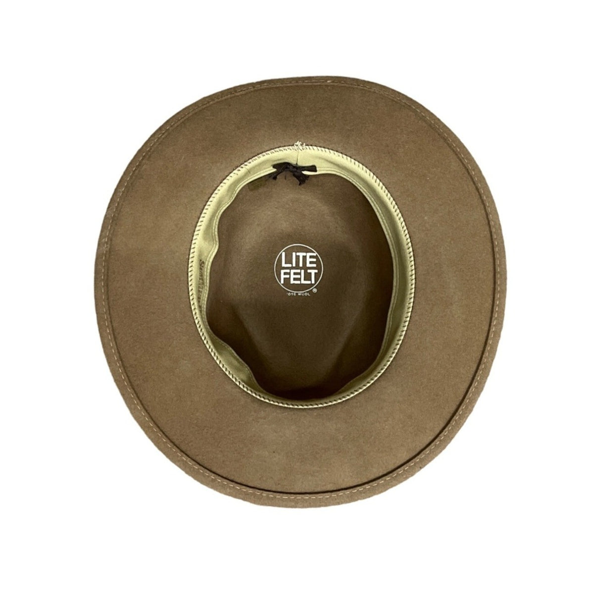 Summer Rules Unisex Brown Wool Lite Felt Western Hat Sz M