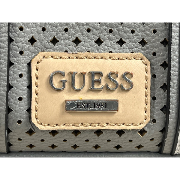 Guess Women’s Cheetah Lining Grey Tote Bag Sz M