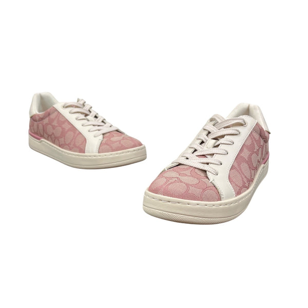 Coach Womens Pink Signature Sneakers Size 9B US - NEW