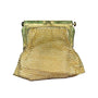 Vintage Medieval Gold-Tone Metal Mesh With Ornate Frame Women’s Coin Purse Sz XS