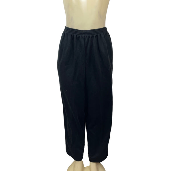 Alfred Dunner Women's Black Proportioned Medium Capri Pants Sz 18 - New