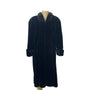 London Fog Faux Fur Black Long  Winter Coat