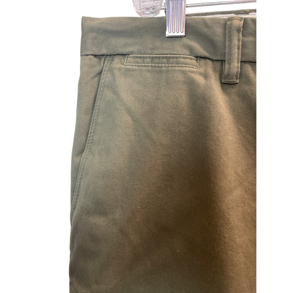 Dockers Mens Saturday Khaki Classic Fit Pants Olive Green W44 L30 - New