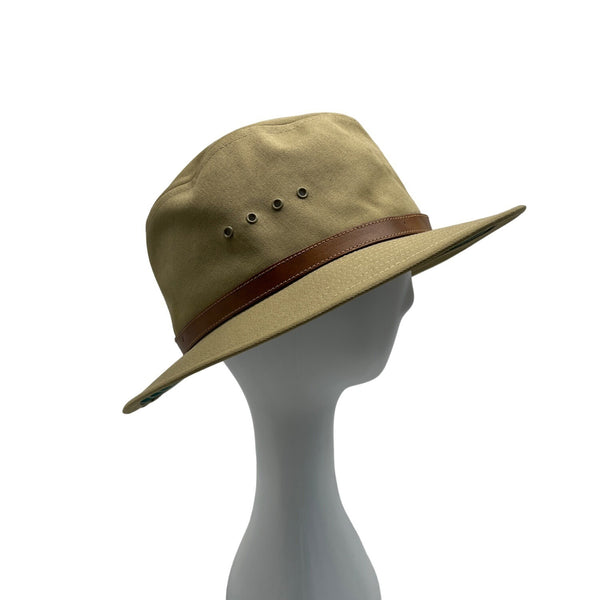 Vintage Country Gentleman Men's Tan Khaki Safari Hat Sz L