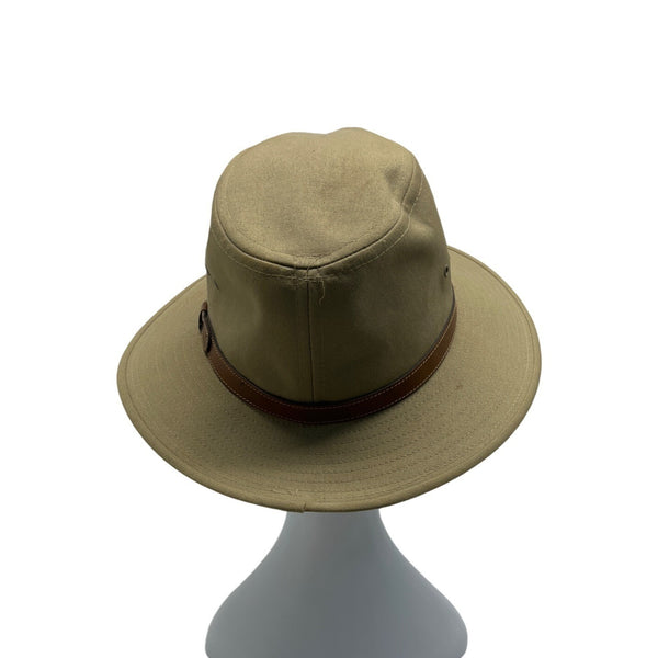 Vintage Country Gentleman Men's Tan Khaki Safari Hat Sz L