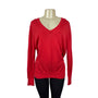 Banana Republic Red V-Neck Sweater Womens Casual Lightweight Size XXL