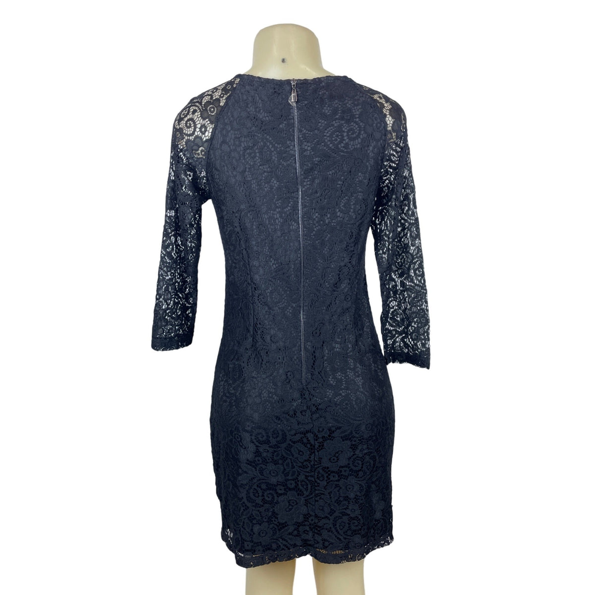 Laundry Women's Black Long Sleeve Lace Dress Sz 4 NWT