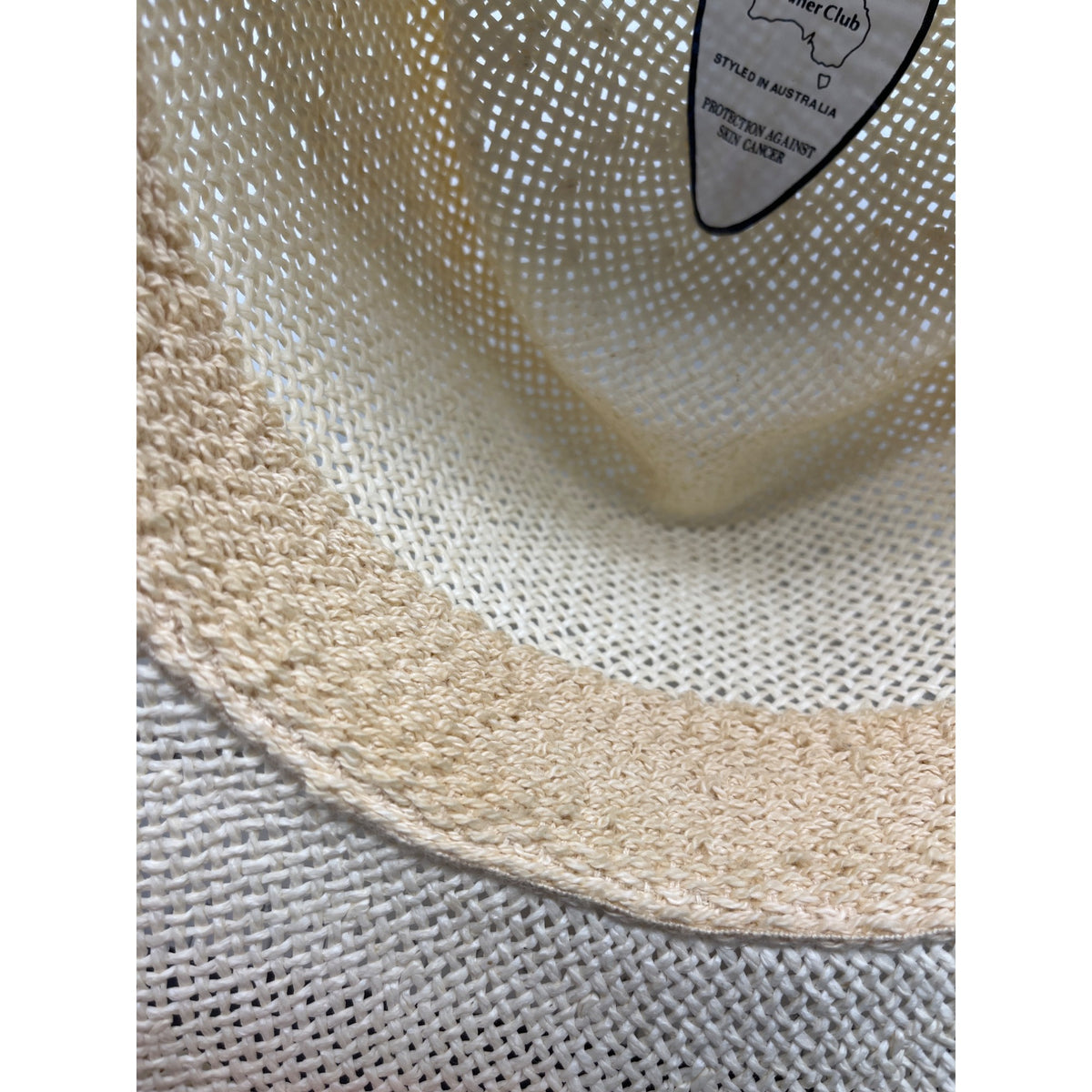 HEAD HEAD HEAD  Brim Straw Hat With Patterned Band