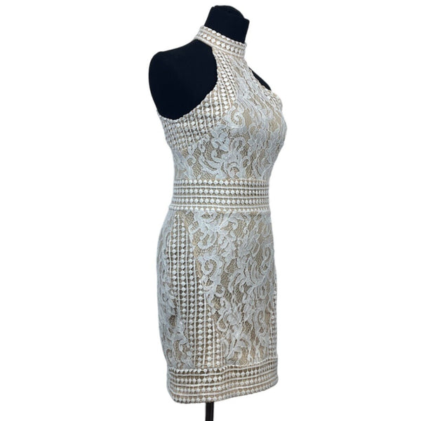 Pretty Little Things Women's White Bodycon Dress Size 4 (EUR 36)