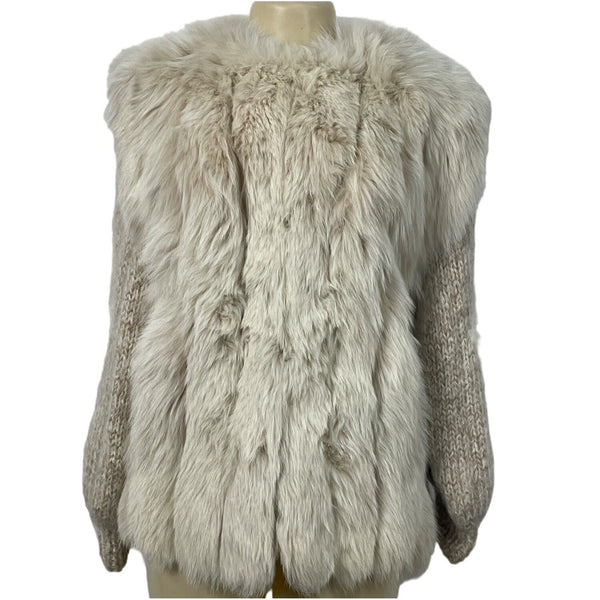 Unbranded Multi-Use White Fur Vest/Jacket for Women