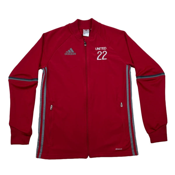 Adidas Climacool United 22 Red Long Sleeve Jacket Size S