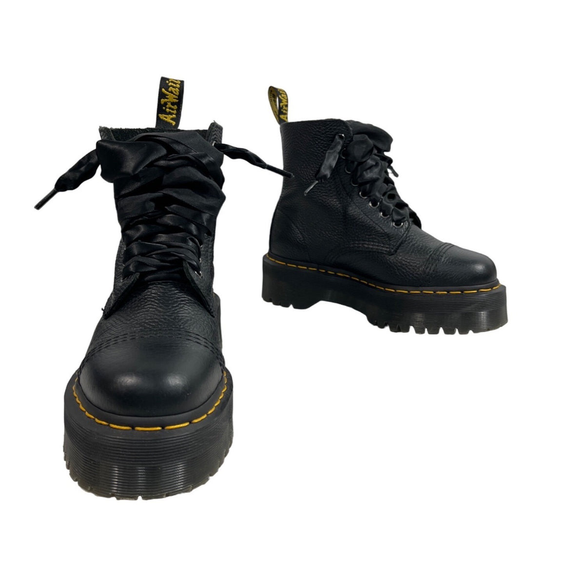 Dr. Martens Women's Black Leather Sinclair Air Wair Boots Sz 7 - NWOB