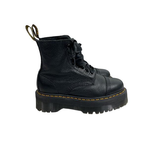 Dr. Martens Women's Black Leather Sinclair Air Wair Boots Sz 7 - NWOB