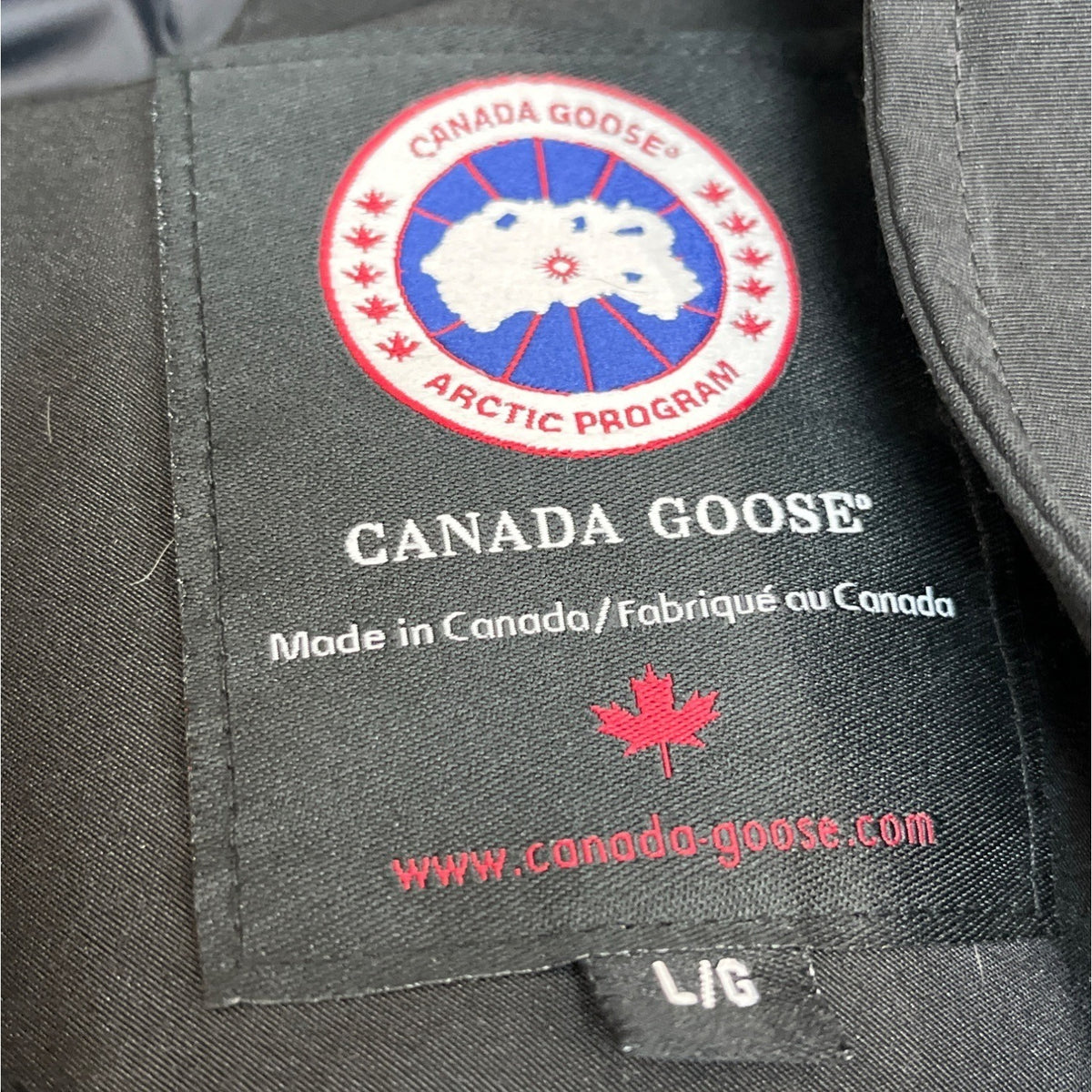 Canada Goose Men's Black Winter Jacket Sz L